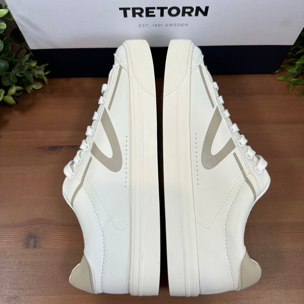 Tretorn Women's Serve Lace Up White Sneakers Size 7 - Picture 6 of 7